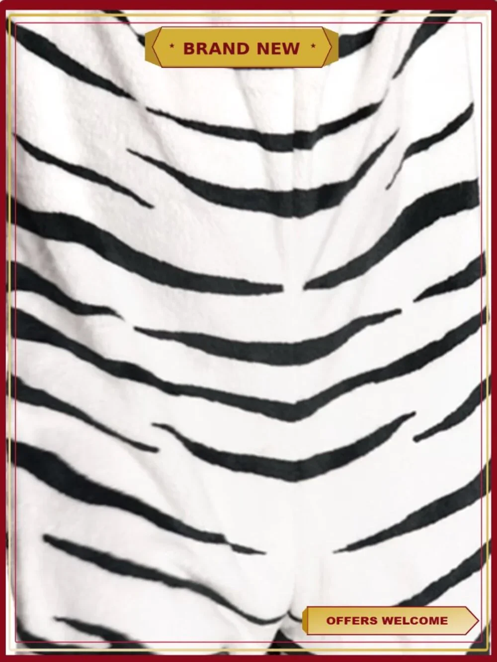 N/A plush white